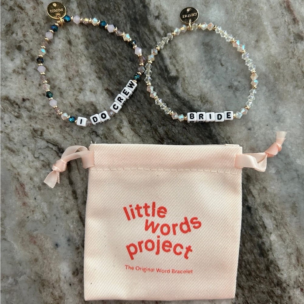 Two Little worlds project bracelets